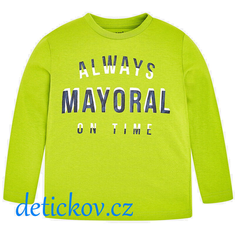 Mayoral mini boy tričko BASIC b. zelená 046